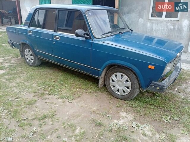 Синий ВАЗ 2107, объемом двигателя 1.45 л и пробегом 400 тыс. км за 350 $, фото 1 на Automoto.ua