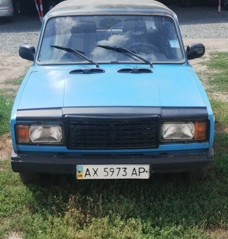Синий ВАЗ 2107, объемом двигателя 1.5 л и пробегом 1 тыс. км за 629 $, фото 1 на Automoto.ua