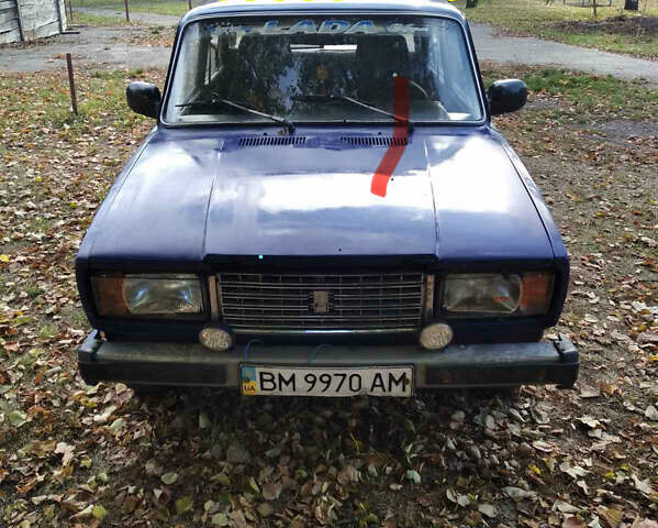 ВАЗ 2107 1994 в Сумах на Automoto.ua Синий ВАЗ 2107, объемом двигателя 0 л и пробегом 100 тыс. км за 800 $, фото 1 на Automoto.ua