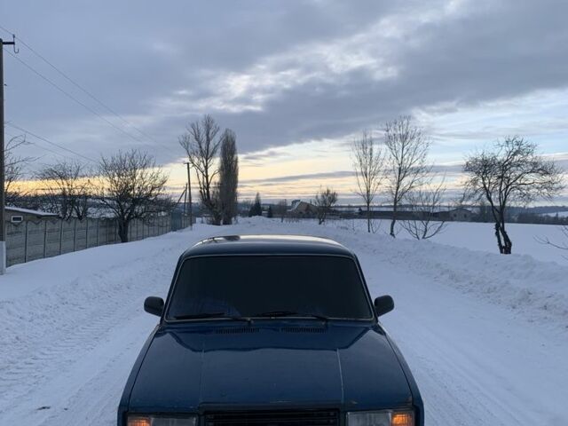 Синій ВАЗ 2107, об'ємом двигуна 1.6 л та пробігом 75 тис. км за 348 $, фото 1 на Automoto.ua