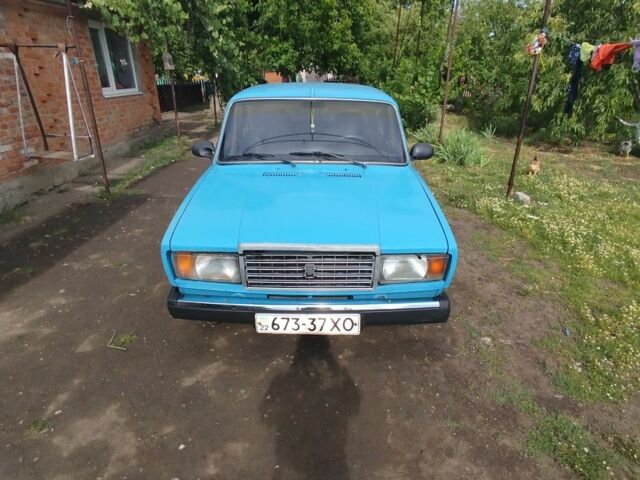 Синий ВАЗ 2107, объемом двигателя 1.5 л и пробегом 777 тыс. км за 473 $, фото 1 на Automoto.ua