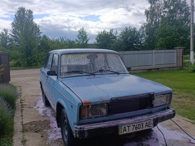 Синій ВАЗ 2107, об'ємом двигуна 1.6 л та пробігом 166 тис. км за 451 $, фото 1 на Automoto.ua