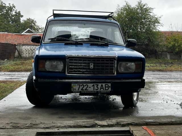 Синій ВАЗ 2107, об'ємом двигуна 1 л та пробігом 74 тис. км за 701 $, фото 1 на Automoto.ua