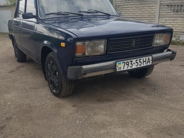 Синій ВАЗ 2107, об'ємом двигуна 1.6 л та пробігом 200 тис. км за 622 $, фото 1 на Automoto.ua