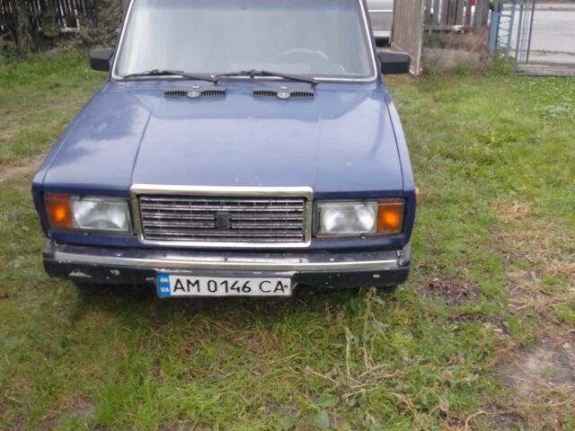 Синий ВАЗ 2107, объемом двигателя 1.5 л и пробегом 140 тыс. км за 461 $, фото 1 на Automoto.ua