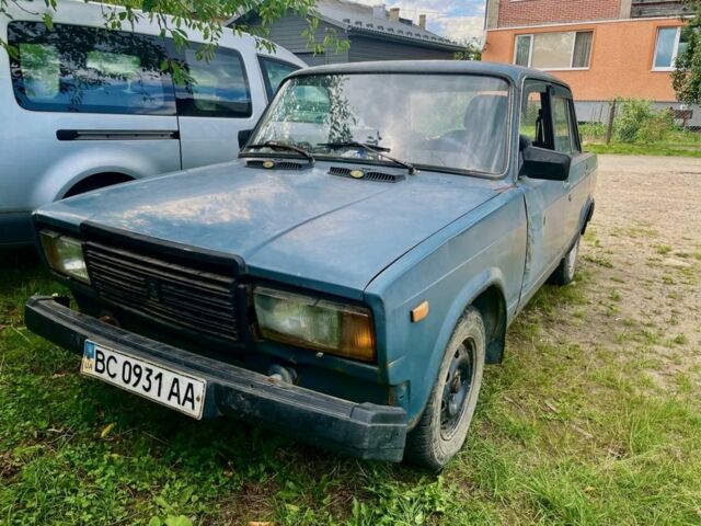Синий ВАЗ 2107, объемом двигателя 1.5 л и пробегом 28 тыс. км за 450 $, фото 1 на Automoto.ua