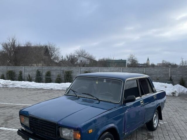 Синий ВАЗ 2107, объемом двигателя 1.6 л и пробегом 5 тыс. км за 415 $, фото 1 на Automoto.ua