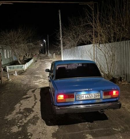 Синий ВАЗ 2107, объемом двигателя 1.46 л и пробегом 200 тыс. км за 1000 $, фото 1 на Automoto.ua