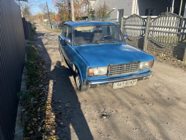 Синий ВАЗ 2107, объемом двигателя 1.5 л и пробегом 45 тыс. км за 430 $, фото 1 на Automoto.ua