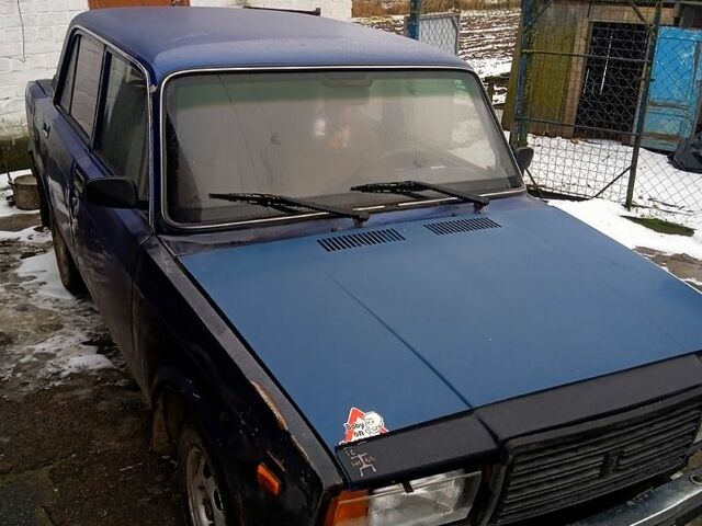 Синій ВАЗ 2107, об'ємом двигуна 1.5 л та пробігом 88 тис. км за 800 $, фото 1 на Automoto.ua
