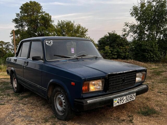 Синій ВАЗ 2107, об'ємом двигуна 1.5 л та пробігом 100 тис. км за 549 $, фото 1 на Automoto.ua