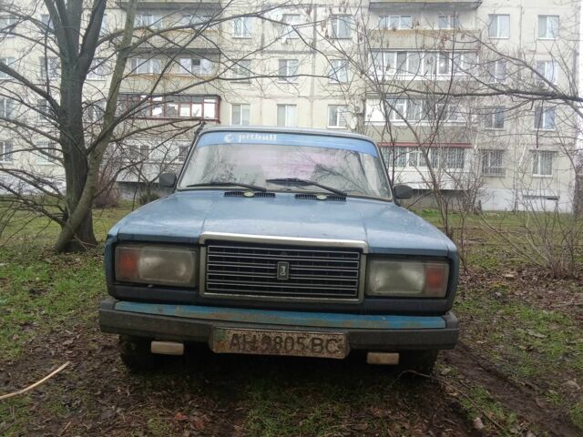 Синий ВАЗ 2107, объемом двигателя 1.5 л и пробегом 3 тыс. км за 355 $, фото 1 на Automoto.ua