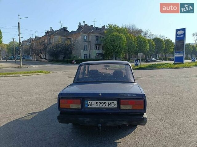 Синий ВАЗ 2107, объемом двигателя 1.45 л и пробегом 120 тыс. км за 650 $, фото 1 на Automoto.ua