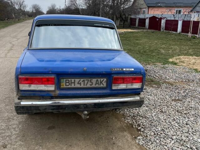 Синий ВАЗ 2107, объемом двигателя 1.7 л и пробегом 1000 тыс. км за 677 $, фото 1 на Automoto.ua