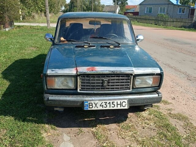 Синий ВАЗ 2107, объемом двигателя 1.5 л и пробегом 90 тыс. км за 557 $, фото 1 на Automoto.ua