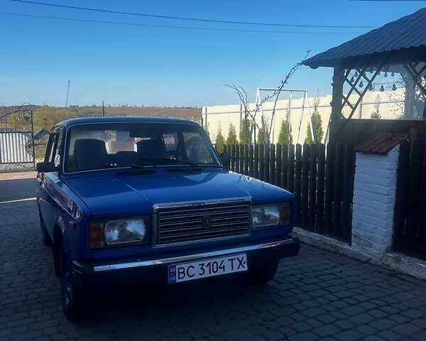 Синій ВАЗ 2107, об'ємом двигуна 1.45 л та пробігом 41 тис. км за 1200 $, фото 1 на Automoto.ua