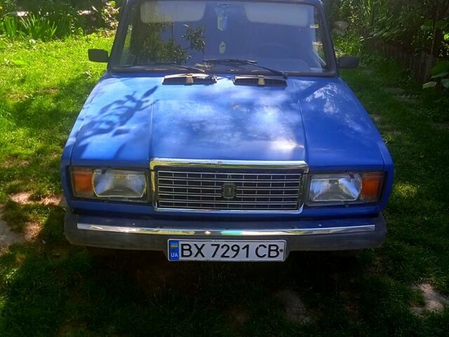 Синий ВАЗ 2107, объемом двигателя 1.5 л и пробегом 65 тыс. км за 650 $, фото 1 на Automoto.ua