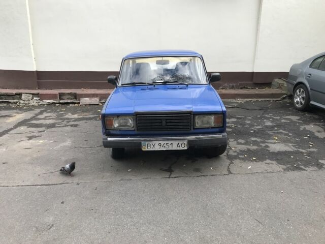 Синий ВАЗ 2107, объемом двигателя 1.4 л и пробегом 100 тыс. км за 760 $, фото 1 на Automoto.ua