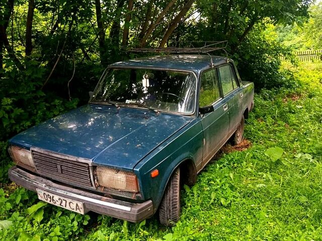 Синий ВАЗ 2107, объемом двигателя 1.5 л и пробегом 200 тыс. км за 600 $, фото 1 на Automoto.ua