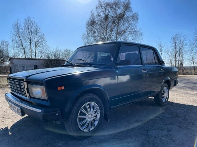 Синій ВАЗ 2107, об'ємом двигуна 1.5 л та пробігом 40 тис. км за 1300 $, фото 1 на Automoto.ua