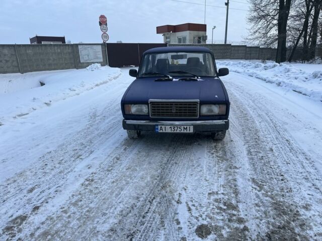 Синий ВАЗ 2107, объемом двигателя 1.5 л и пробегом 100 тыс. км за 694 $, фото 1 на Automoto.ua