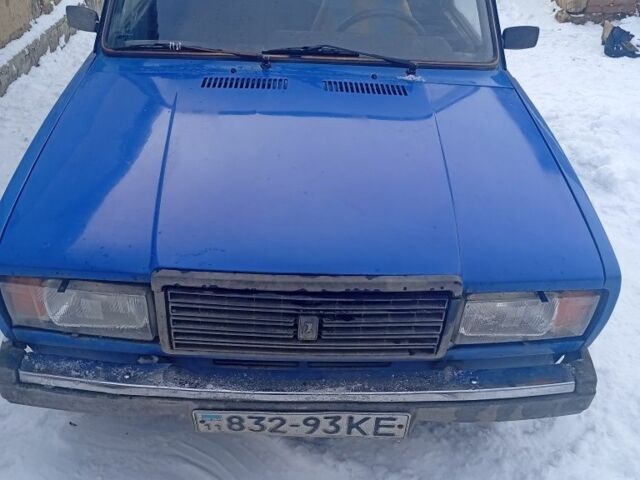 Синій ВАЗ 2107, об'ємом двигуна 1.5 л та пробігом 86 тис. км за 594 $, фото 1 на Automoto.ua