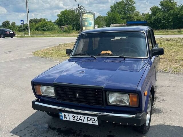 Синій ВАЗ 2107, об'ємом двигуна 1.5 л та пробігом 200 тис. км за 1000 $, фото 1 на Automoto.ua