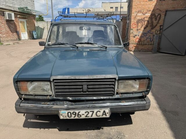 Синий ВАЗ 2107, объемом двигателя 1.5 л и пробегом 200 тыс. км за 500 $, фото 1 на Automoto.ua