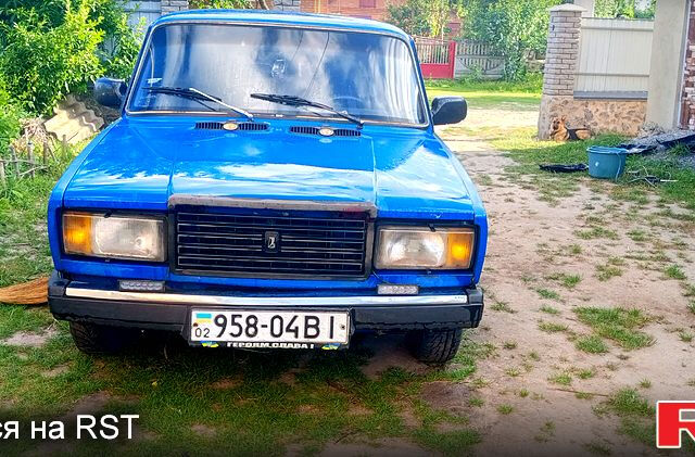 Синий ВАЗ 2107, объемом двигателя 1.6 л и пробегом 230 тыс. км за 500 $, фото 1 на Automoto.ua