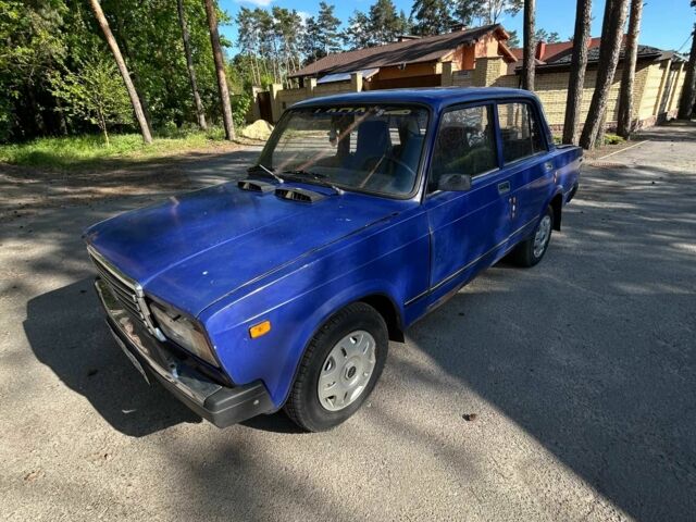 Синий ВАЗ 2107, объемом двигателя 1.5 л и пробегом 272 тыс. км за 450 $, фото 1 на Automoto.ua