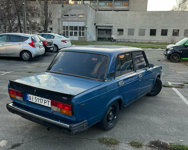 Синий ВАЗ 2107, объемом двигателя 1.6 л и пробегом 300 тыс. км за 1200 $, фото 1 на Automoto.ua