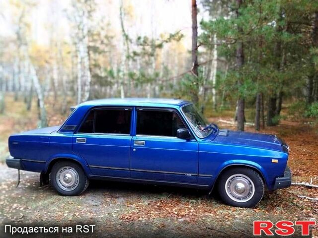 Синий ВАЗ 2107, объемом двигателя 1.5 л и пробегом 89 тыс. км за 1600 $, фото 1 на Automoto.ua