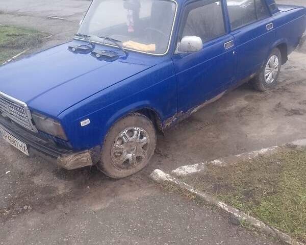 Синій ВАЗ 2107, об'ємом двигуна 1.5 л та пробігом 90 тис. км за 977 $, фото 1 на Automoto.ua