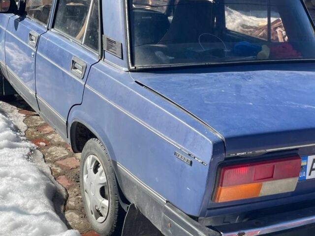 Синий ВАЗ 2107, объемом двигателя 1.5 л и пробегом 3 тыс. км за 900 $, фото 1 на Automoto.ua