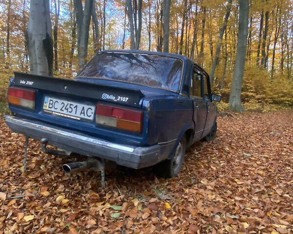 Синий ВАЗ 2107, объемом двигателя 0 л и пробегом 150 тыс. км за 600 $, фото 1 на Automoto.ua