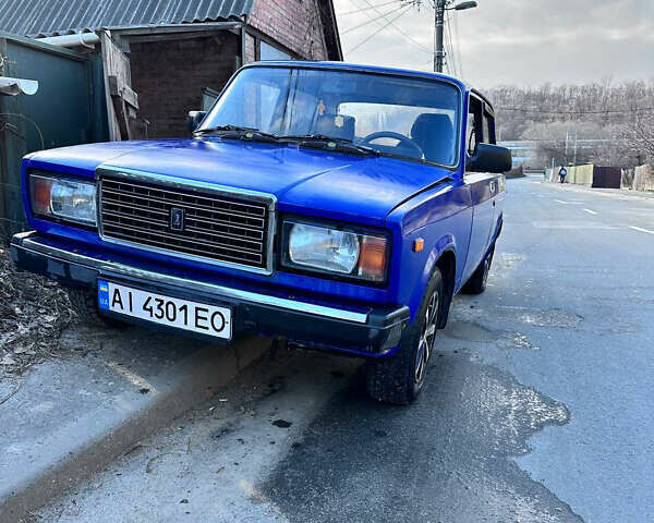 Синий ВАЗ 2107, объемом двигателя 1.45 л и пробегом 49 тыс. км за 799 $, фото 1 на Automoto.ua