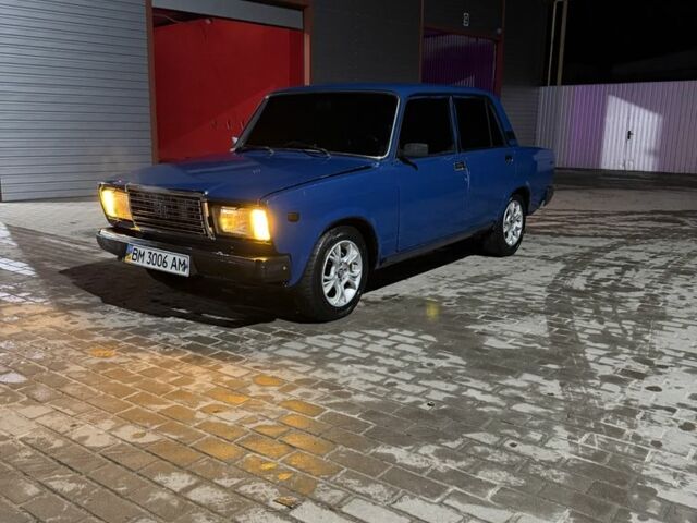 Синий ВАЗ 2107, объемом двигателя 1.5 л и пробегом 111 тыс. км за 1100 $, фото 1 на Automoto.ua