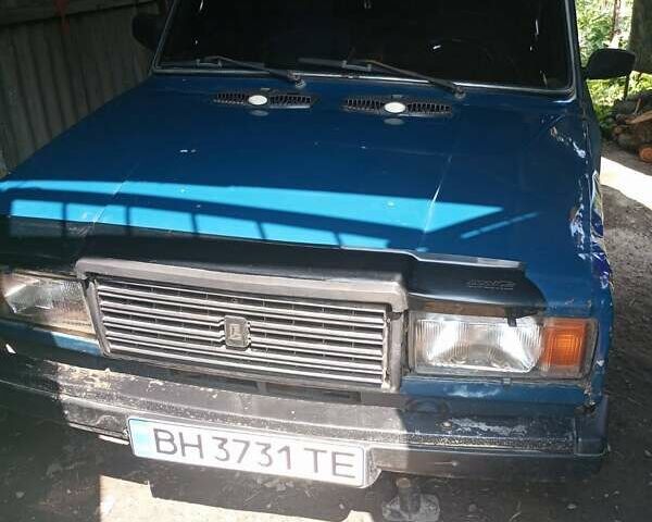 Синий ВАЗ 2107, объемом двигателя 1.45 л и пробегом 50 тыс. км за 800 $, фото 1 на Automoto.ua
