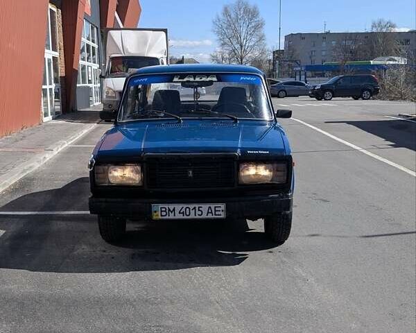 Синій ВАЗ 2107, об'ємом двигуна 1.45 л та пробігом 154 тис. км за 530 $, фото 1 на Automoto.ua