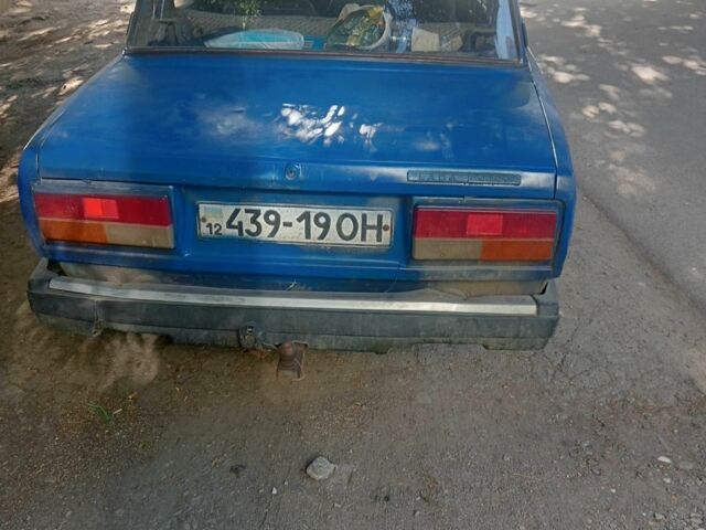 Синий ВАЗ 2107, объемом двигателя 1.5 л и пробегом 2 тыс. км за 361 $, фото 1 на Automoto.ua
