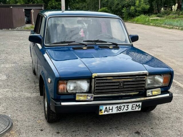 Синий ВАЗ 2107, объемом двигателя 1.3 л и пробегом 3 тыс. км за 439 $, фото 1 на Automoto.ua
