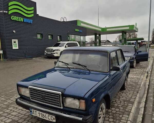 Синий ВАЗ 2107, объемом двигателя 1.5 л и пробегом 100 тыс. км за 650 $, фото 1 на Automoto.ua