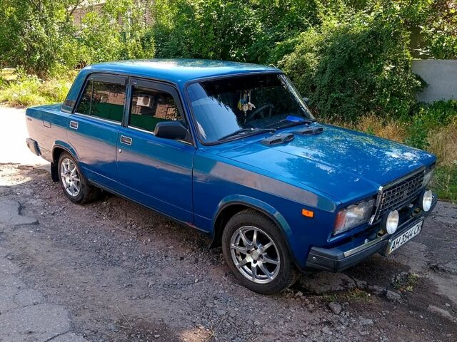 Синий ВАЗ 2107, объемом двигателя 1.5 л и пробегом 130 тыс. км за 1750 $, фото 1 на Automoto.ua