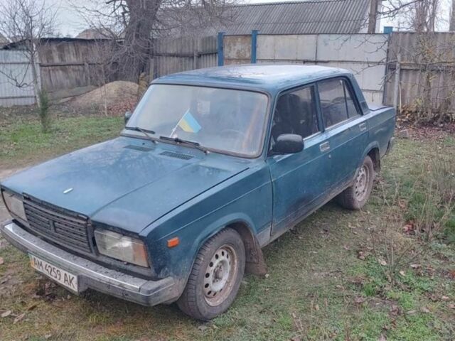 Синій ВАЗ 2107, об'ємом двигуна 1.5 л та пробігом 300 тис. км за 600 $, фото 1 на Automoto.ua