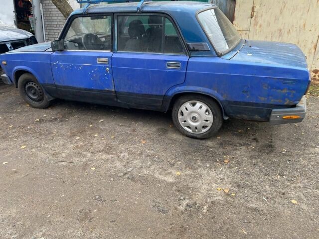 Синій ВАЗ 2107, об'ємом двигуна 1 л та пробігом 333 тис. км за 214 $, фото 1 на Automoto.ua