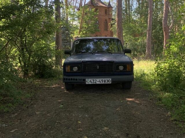 Синий ВАЗ 2107, объемом двигателя 1.6 л и пробегом 350 тыс. км за 638 $, фото 1 на Automoto.ua