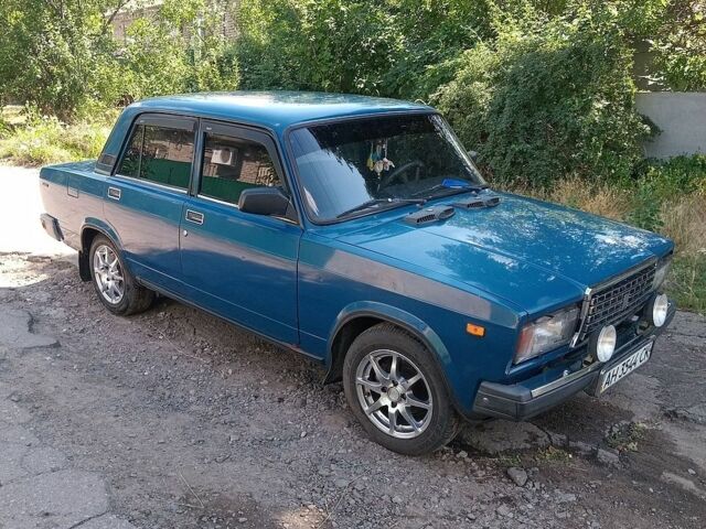 Синий ВАЗ 2107, объемом двигателя 1.5 л и пробегом 130 тыс. км за 1750 $, фото 1 на Automoto.ua