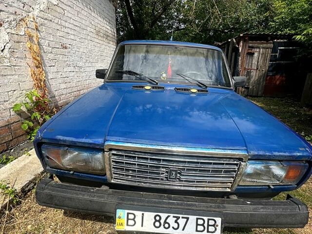 Синий ВАЗ 2107, объемом двигателя 1.5 л и пробегом 0 тыс. км за 500 $, фото 1 на Automoto.ua