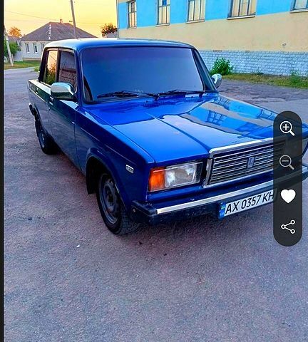 Синій ВАЗ 2107, об'ємом двигуна 1.5 л та пробігом 160 тис. км за 1000 $, фото 1 на Automoto.ua