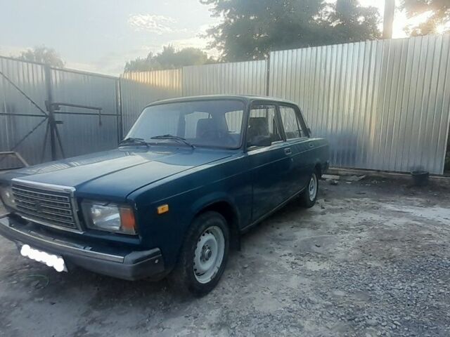 Синий ВАЗ 2107, объемом двигателя 1.5 л и пробегом 129 тыс. км за 1100 $, фото 1 на Automoto.ua